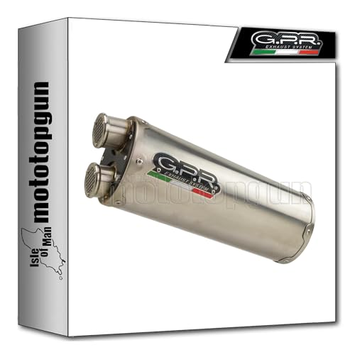 Pot d'echappement homologue GPR double sortie acier pour Yamaha Tenere 700 2025