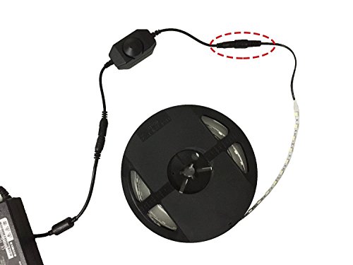 LitaElek DC 12V-24V 3A PWM Dimmer Schalter Dimmbare LED Strip Controller In-line Drehdimmer Schnurdimmer Stufenlos Dimmen für SMD 5050 3528 2835 5630 LED Streifen und andere LED Beleuchtung Geräte - Image 4
