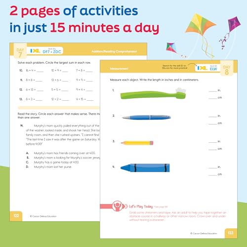 Summer Bridge Activities First Grade Workbook to Second Grade Workbook, Math, Language Arts, Science, Social Studies, Fitness, 1st Grade to 2nd Grade Workbook With Flash Cards, Stickers, eBooks & More - Image 7