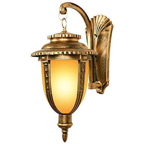 Lampe murale extérieure européenne vintage pour allée et escalier