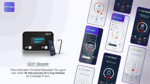 Image of GOT Boost Smart AI Car Throttle Device Compatible for Maruti car WagonR,Baleno,Swift Dzire,Glanza,Ertiga,Fronx,Ignis,S-Cross pre-2019 Diesel Petrol CNG 12 Mode AI Tech. Plug&Play Car Booster GB931X