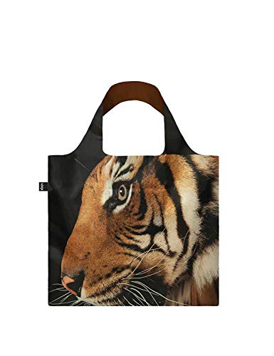 LOQI National Geographic Malayan Tiger Reusable Shopping Bag, One Size LOQI National Geographic Malayan Tiger Reusable Shopping Bag, One Size