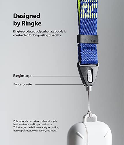 Image of Ringke Shoulder Strap [Dual-Ended Design] Adjustable Crossbody Strap, Anti-Theft Neck Lanyard for iPhone /Galaxy /Pixel Phone Cases, Cameras, etc