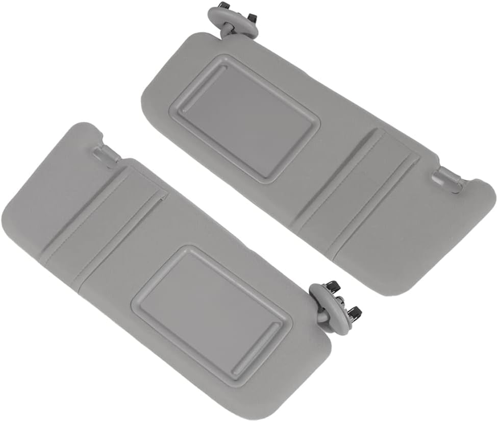 AUTOMUTO fit for 2006-2011 for Toyota for Camry Gray Left +Right Sun Visor Assembly Windshield Sun Visor Mirror