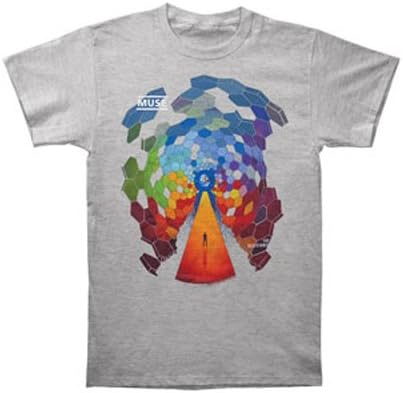 Muse-Global Coverage Mens S/S T-Shirt In Grey, Color: Grey