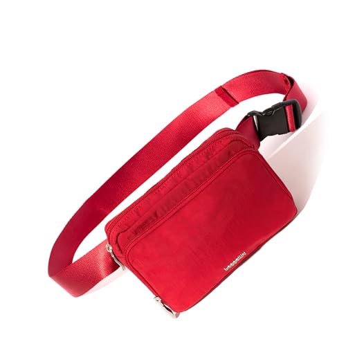 Image of Baggallini Modern Belt Bag 5x8 Travel Fanny Pack Sling Bag Waistpack w /RFID Card Holder Water-resistant Crossbody Bag