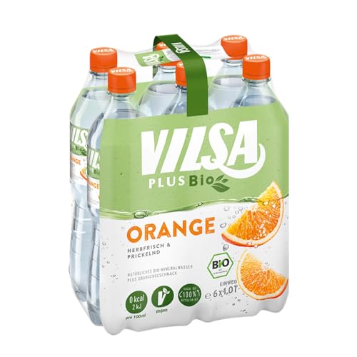 VILSA PLUS Bio Orange, 6 x 1,00 l rPET