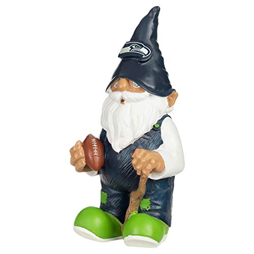 Image of NFL Resin 11.5 inch Team Logo Outdoor Garden Statue Gnome