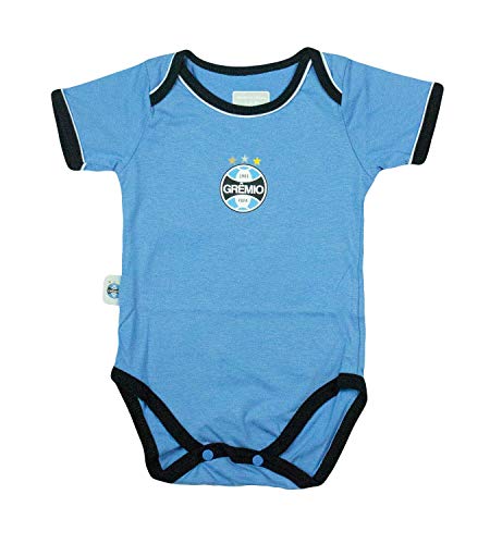 Body Bebê Grêmio Manga Curta Oficial