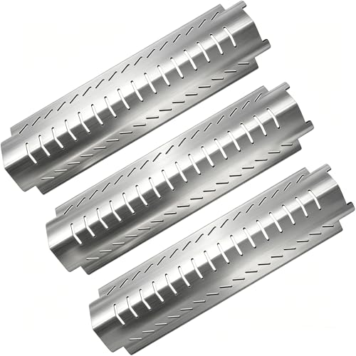 Denmay 37cm Brennerabdeckung für Barbecook Siesta, Taino Red/Pro, für Landmann, für Campingaz, Metro Tarrington House, alle Burnhard Fred-Serien, 3 Stück