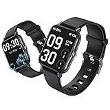 portzon smart watch for ios and android phones watches for men women ip68 waterproof smartwatch fitness tracker watch with heart rate sleep monitor steps calories counter