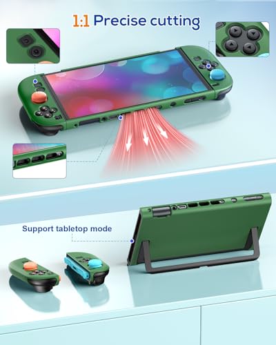 Image of WAXITY Dockable Protective Case for Nintendo Switch 2-Green
