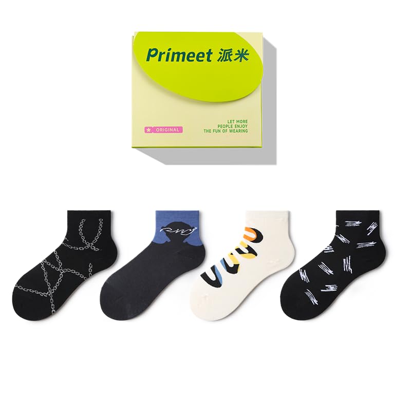 Image of Solrigla Above Ankle Mini-Crew Socks Novelty Fashion Dress Socks Socks for Women /Men Gift 5 Pack Thanksgiving Day Christmas