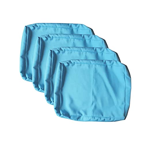 Cyrder Patio Cushion Covers, Outdoor Cushion Replace Covers, Fade Resistance In Sunlight, Sofa/Chair/Lounge/Loveseat Covers, Uv Protection, Dust & Water Proof, 24X22X4 Inch, Navy Blue 4 Packs #TOP7
