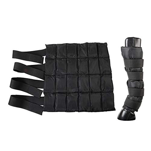 image for TuoP Horse Ice Cooling Wrap - Leg Hock Boot Brace for Cold Therapy Wou