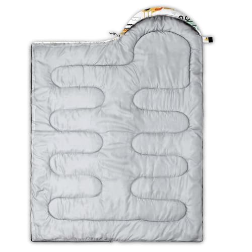Saco de dormir para niños, impresión de cachorro, ligero, cálido, portátil, impermeable, resistente al frío para camping y senderismo miniatura 4