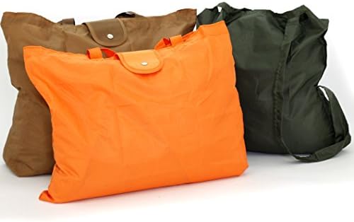 3 LIGHT ECO FRIENDLY SHOPPING BAGS FOLDABLE BACKPACK TRAVEL GROCERY REUSABLE