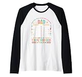 Dad Makes It All Happen Fatherhood Tour Rock Raglan Baseball Tee