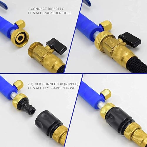 AgiiMan High Pressure Washer - Power Washer Wand High Pressure Washer Tools with 2 Different Nozzles for Garden Watering & Car Washing - Thumbnail 3