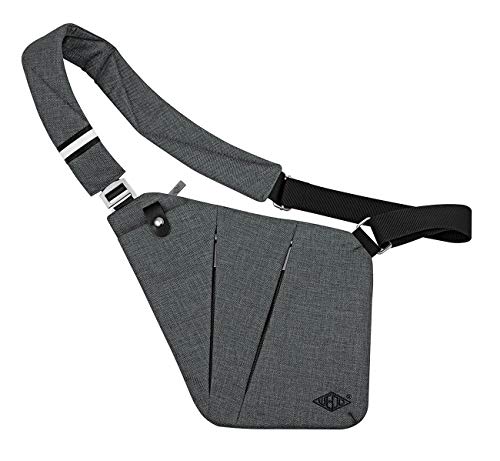 Preisvergleich Produktbild Wedo 59351012 Sling Bag College, Schultertasche, Grau