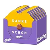 Milka Kleines Dankeschön Pralinen – Alpenmilch-Schokolade mit feiner Milchcrème-Füllung – 12...