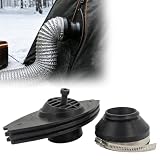 Diesel Heater Tent Adapter 3 to 4 Inch, 360° Adjustable Directional Air Outlet Vent Nozzle, Universal Winter Camping & Rooftop Tent Accessories for 2KW-8KW Parking Heaters