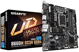GIGABYTE B660M DS3H DDR4 (B660/ Intel/LGA 1700/ Micro-ATX/ DDR4/ Dual M.2/ PCIe 4.0/ USB 3.2 Gen2 Type-C/ 2.5GbE LAN/Motherboard)