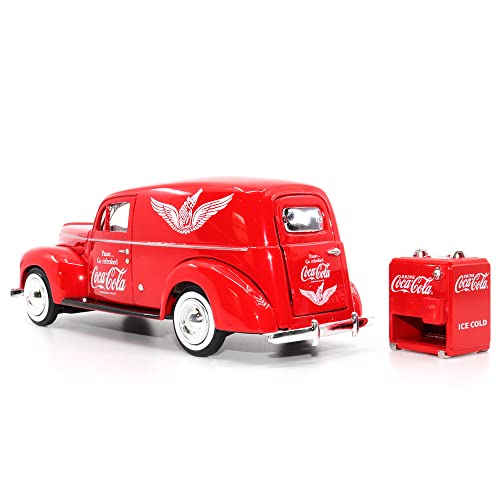 Motor city classics Coca-Cola Diecast Collectible | 1940 Ford Delivery Van with Cooler | 1:24 Diecast Scale Model 424195 | Officially Licensed Coca-Cola Diecast by Motor city classics - Image 7