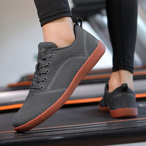 Squat Shoes,Weightlifting Shoes for Men Women,Powerlifting Bodybuilding Squat Shoes,Men's Squat Shoe,Soft Design,Breathable and Non-Slip,for Weightlifting Bodybuilding,for Indoor Gym Gray - Image 7