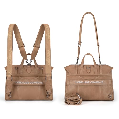 Image of Wrangler Laptop Bag for Women Messenger Bag Briefcase Computer Backpack Convertible Satchel Bag
