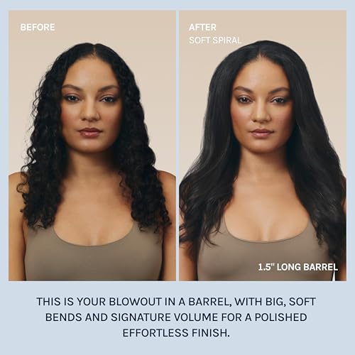 Image of Bio Ionic Long Barrel Curling Iron with Moisture Heat Technology & NanoIonic MX Versatile Curling Wand - Multiple Barrel Sizes for Tight, Classic, Loose & Soft Curls