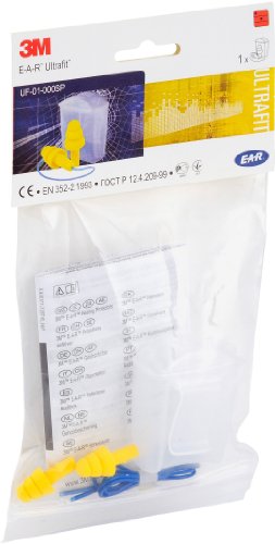 Bouchons d'oreilles 3M™ E-A-R™ Ultrafit UF-01-000SP (boite plastique de 1 paire) Cover