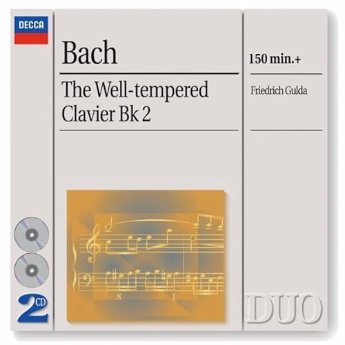 The Well-Tempered Clavier Ii (Il Clavicembalo Ben Temperato Vol.2 )(Das Wohltemperierte Clavier Teil 2)