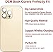 ABUSVEX Original Back Glass Replacement for iPhone 14 Pro Max All Carriers with Pre-Installed Adhesive and Repair 14 Pro Max Tool(Gold)