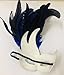 Sheliky Masquerade Mask for Women Halloween Costume Masks Feather Mardi Gras Cosplay Party Masque (Blue)