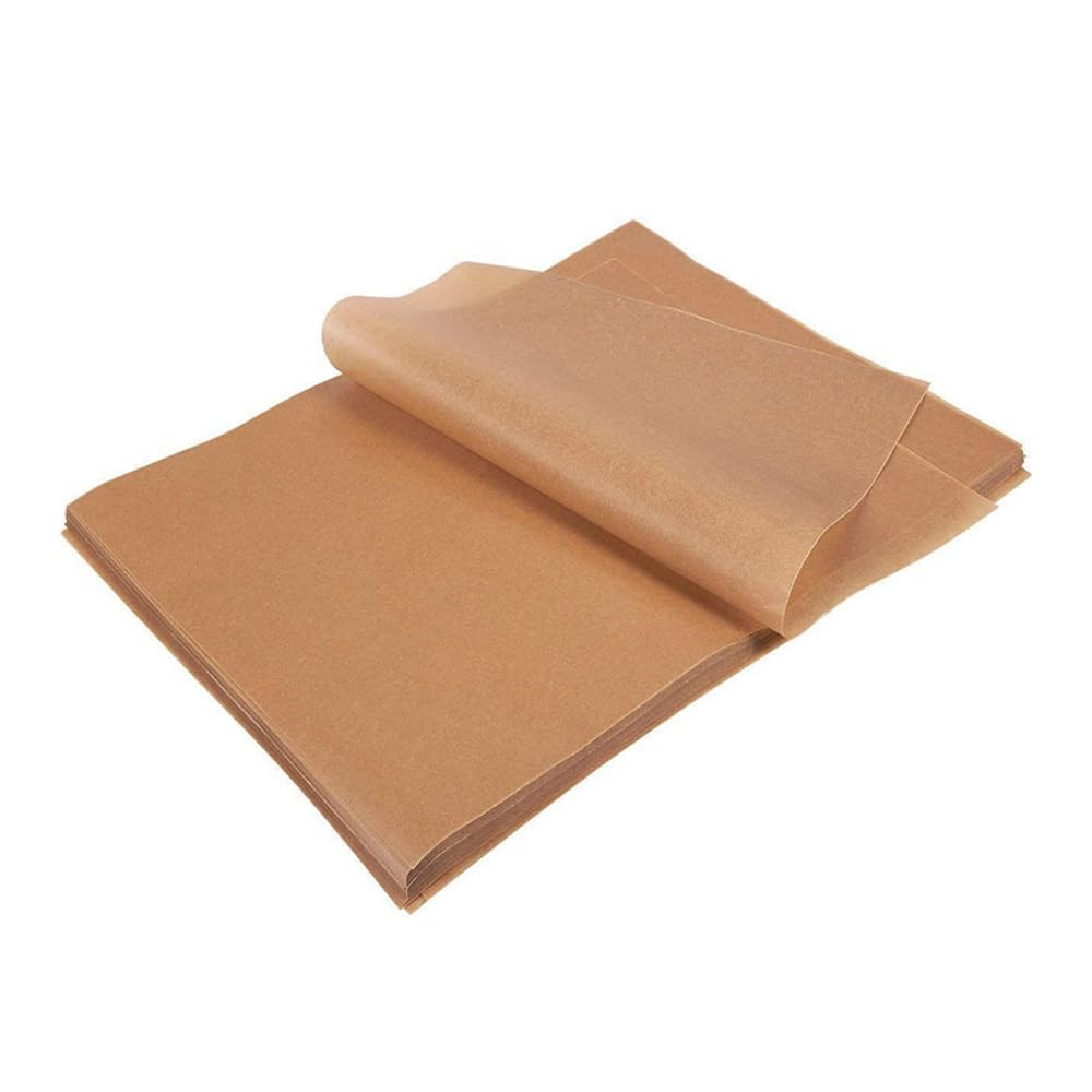 gepas100 PCS Baking Sheets, Oil Absorbing Paper Baking Oil Paper For Baking Grilling Air Fryer Steaming Bread Cup Cake Cookie Baking Sheets (30 * 40CM)