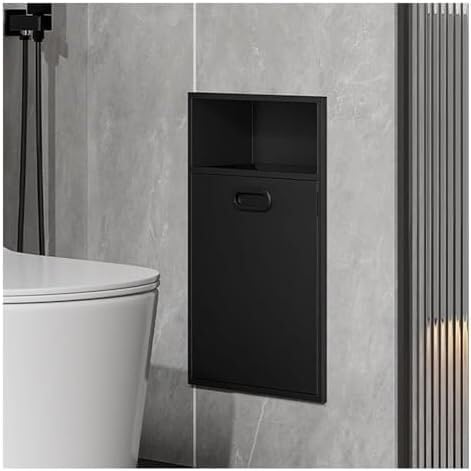 Niche de douche inox haut de gamme 30x50 cm organisateur Noir