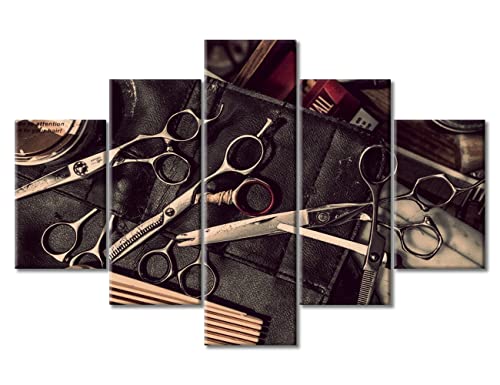 Peintures giclée encadrées prêtes à accrocher outils barbier