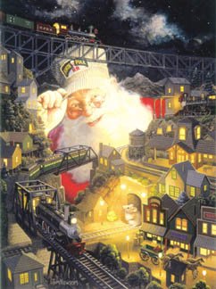 American Puzzles, A Model Christmas Puzzle, 1000 Pieces Puzzle