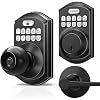 TEEHO Keyless Entry Door Lock - Keypad Door Lock with Handle