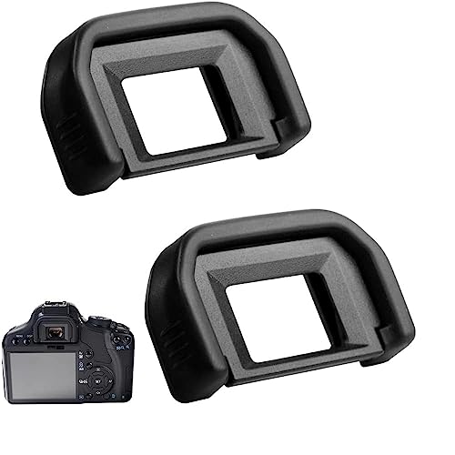 LATRAT 4 piezas de goma ocular visor visor cámara ocular visor visor de cámara ocular adecuado para Canon 100D 550D 650D 600D 700D 750d 760D ocular ocular ocular, negro