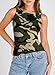 Dokotoo Women's Athletic Ribbed Camo Tank Top - Slimming Activewear M