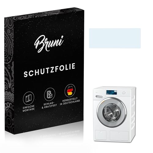 Bruni Screen Protector compatible with Miele WWV980 WPS Passion Protector Film, crystal clear Protective Film (2X)