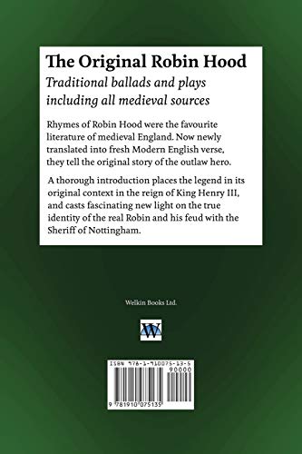 The Original Robin Hood: Traditional Ballads And Plays, Including All Medieval Sources (Songs And Plays Of Britain) #TOP1