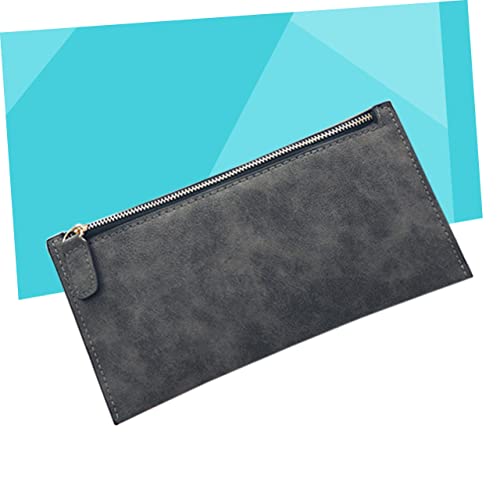 Fashion Wallet Frosted Leather Blocking Wristlet Small Card Holder Matte Wallet4