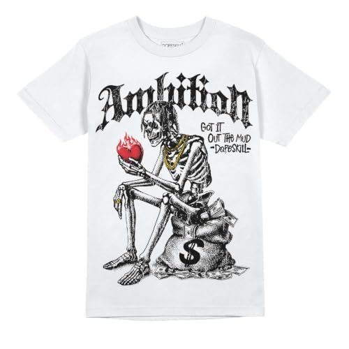 Image of DopeSkill Graphic Tee Streetwear Hip Hop Hypebeast Street Style Unisex T-Shirt Sneaker Colour Matching Shirts Horror Skeleton