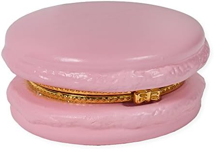 Two's Company Rose Macaron 2.25 Inch Ceramic Limoge Style Trinket Box image 5