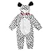 HollyHOME Baby Romper Dalmatian Puppy OneSize for Kids One Piece Dog Sleeping Wear Cosplay Costume for 12-18M