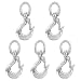 XHTLLO 5Pcs Eye Slip Hook, 360 Degrees Rotated Slip ing Hook with Safetyty Snib, Stainless Steel Clevis Slip Hook, ing Hoisting Chain Hooks