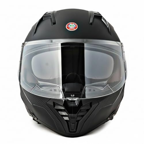 Image of Super B Full Face ISI Marked 100% ABS with Unbreakable Dual Visor Motorbike Helmet Black